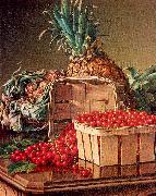 Prentice, Levi Wells Still Life with Pineapple and Basket of Currants china oil painting artist